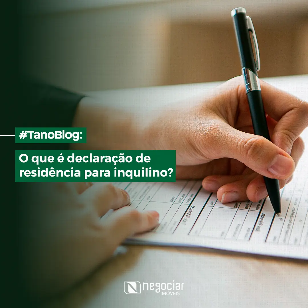 Declaração de residência para inquilino: o que é e como fazer