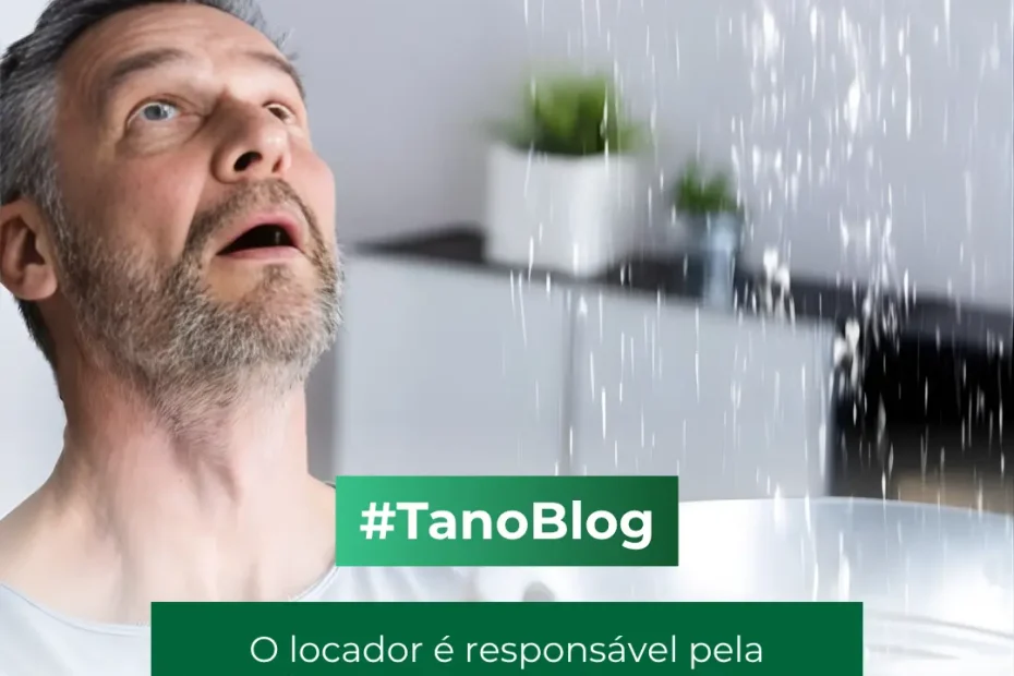 Locador é responsável por indenizar móveis danificados por vazamento?